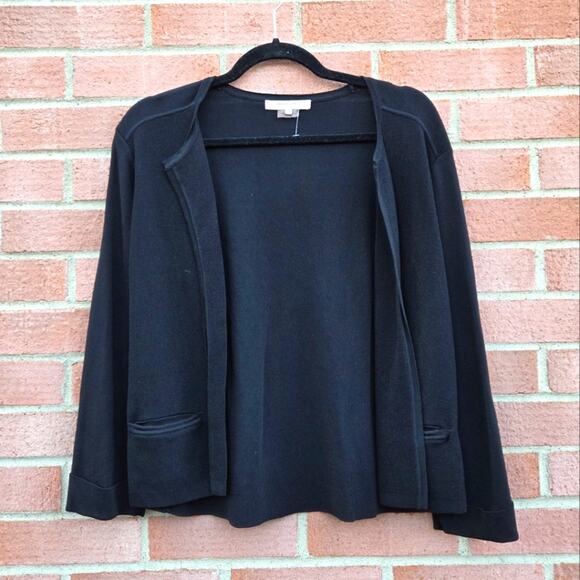 Gerard Darel black knit open front cardigan basics staple Minimalist - Picture 1 of 6